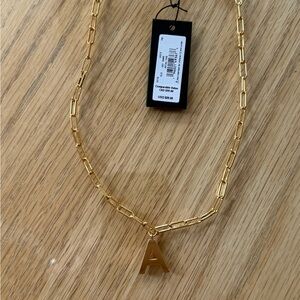 Gold Initial Necklace
